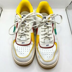 Nike Air Force 1 Shadow Platform Multicolor Sneakers
